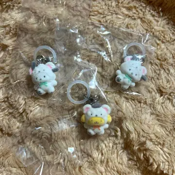 산리오 메지루시 액세서리 후와후와 스노우 포차코 폼폼푸딩