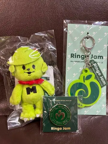 Mrs.GREEN APPLE 메멜 키링 외 3점 세트