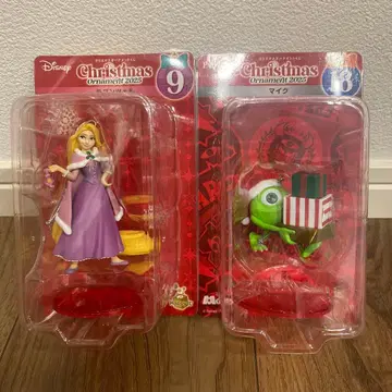해피 복권 디즈니 크리스마스 오너먼트 라푼젤 마이크 박스 포함