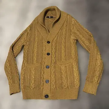 Cambio 베이지 케이블 니트 가디건