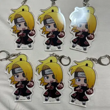 데이타라 아크릴 키링 6개 세트