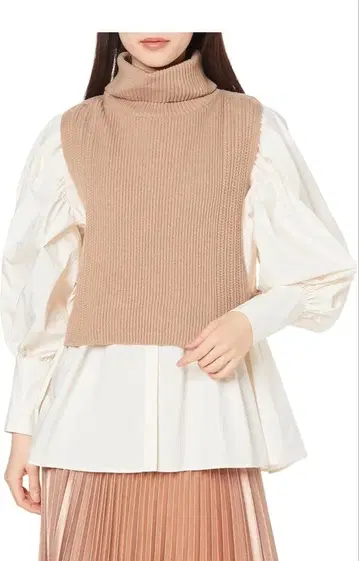 SNIDEL 스나이델 니트 베스트 세트 블라우스