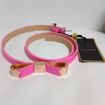 TED BAKER 핑크 리본 벨트