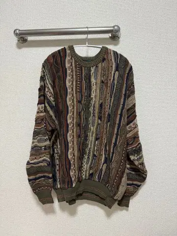 CROFT & BARROW 멀티 컬러 스웨터 XL