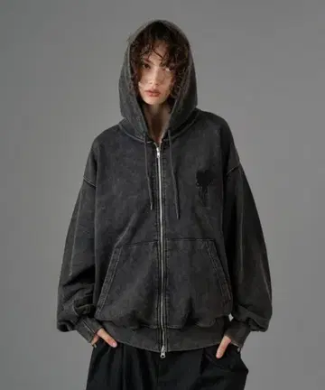 HEARTLOGOFULL-ZIP HOODIE / 하트 로고 풀 지퍼 후디