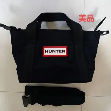 HUNTER 블랙 숄더백 헌터