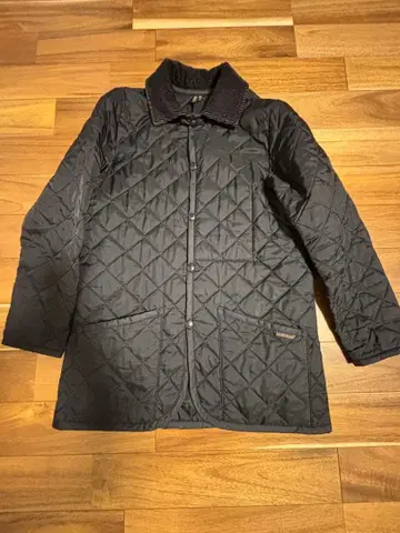 라벤햄 LAVENHAM 블랙 퀼팅 자켓 36