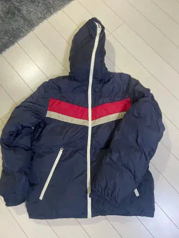 CONVERSE 후드 부착 다운 자켓 M 사이즈