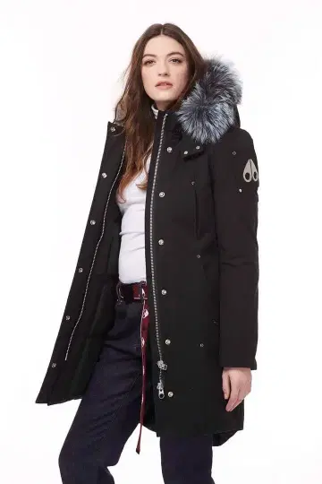 Moose Knuckles 블랙 다운 자켓