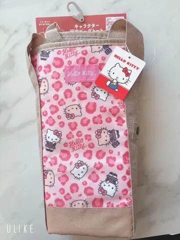 헬로키티 보냉 토트백 레오파드 무늬 시마무라