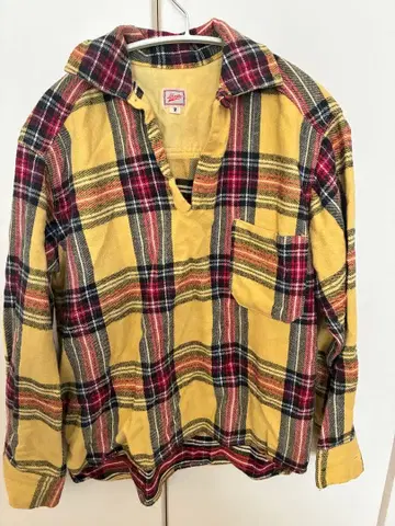 45R 45rpm 풀오버 체크 긴팔 사이즈 2