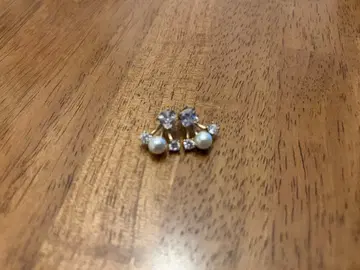 펄과 크리스탈 양쪽 귀걸이