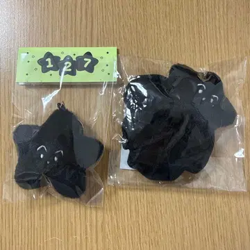 마크 NCT127 블랙 불가사리 키링 스크런치 서울콘