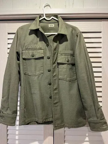 할리우드 런치마켓 밀리터리 자켓 올리브 그린