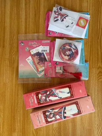 학원 아이돌 마스터 제일복권 하나미 유메 사키 세트