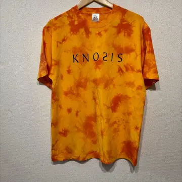 Knosis 타이다이 T셔츠 Orange x Black
