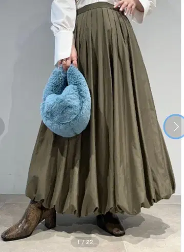 [배송무료] 릴리 브라운 라이트 트윌 벌룬 스커트