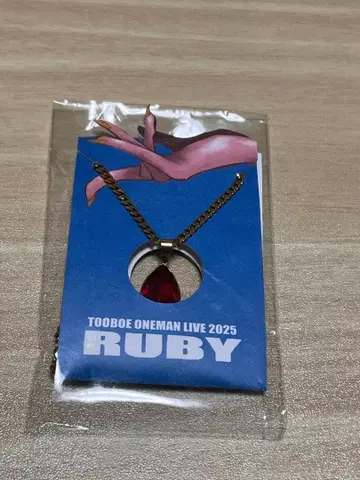 TOOBOE 목걸이 Ruby