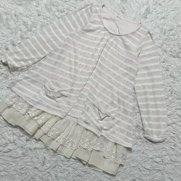 [ c6659 ] petite flute 튜닉 긴팔 보더