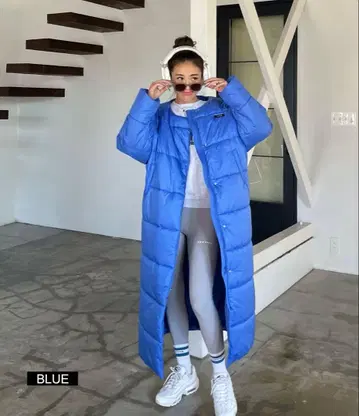 cheri 충전솜 다운 롱 코트 벤치 코트