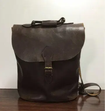 브라운 가죽 플랩 숄더백 [ USED ] 배송비 포함