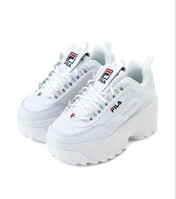 택 포함 새상품 미사용 FILA Disruptor II Wedge 화이트