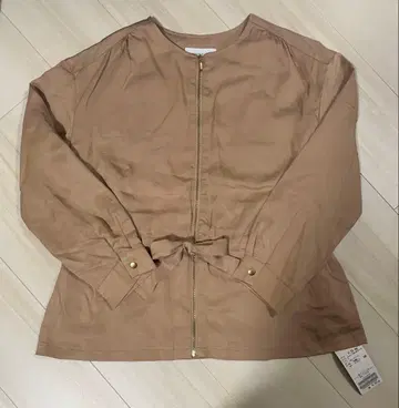 새상품 가격표 포함 SIMPLICITE 리오셀 개더 노카라 자켓