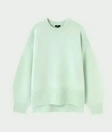 엑스트라 파인 메리노울 미들 게이지 크루넥 스웨터 긴팔