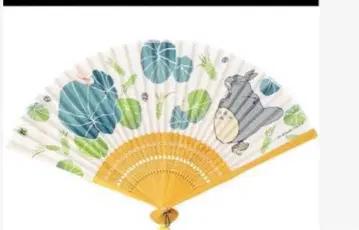 이웃집 토토로 부채 와사비 패턴