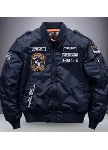 MA-1 플라이트 자켓 네이비 미사용 새상품 [ L ] 사이즈