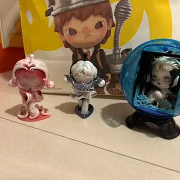 스컬 팬더 피규어 3종 세트