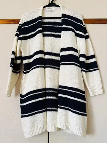 MERCURYDUO 스트라이프 가디건 F 썸머 니트