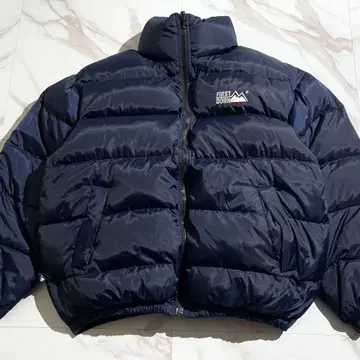 [ 리버서블 ] 퍼스트 다운 다운 자켓 눕시 블랙 네이비 L