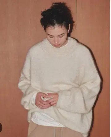 todayful TODAYFUL Kid Mohair Knit ecru