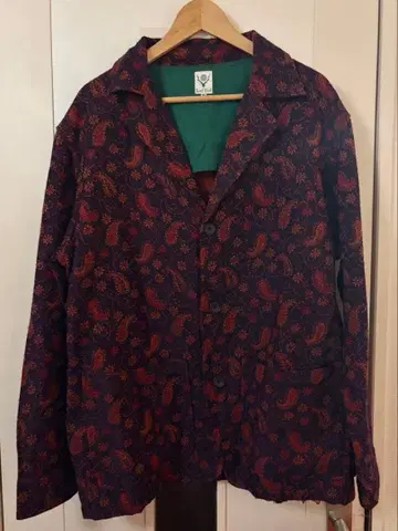 South2 West8 페이즐리 무늬 테일러드 자켓