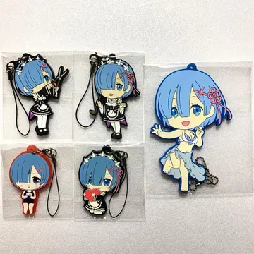 리제로 렘 러버 스트랩 세트