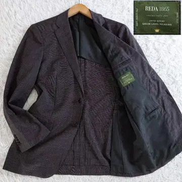 그린 라벨 릴랙싱 레다 원단 테일러드 자켓 글렌체크 L
