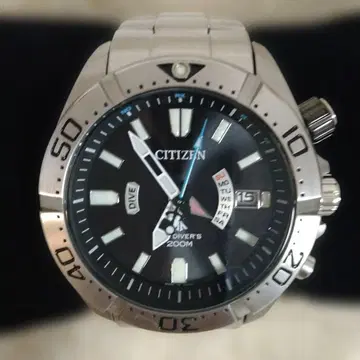 컨디션 최상 CITIZEN 프로마스터 에코드라이브 전파 솔라 마린 다이버