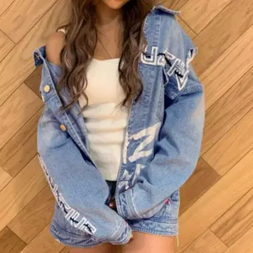 다투라 아트 G 재킷 갸루 헤이세이 갸루 공주 갸루