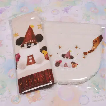디즈니 크리스마스 2025 릴린린 미니 타월&복조리 B