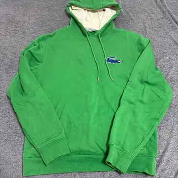 LACOSTE 그린 후드티 US M