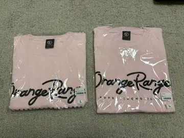 ORANGE RANGE 핑크 L 사이즈 T셔츠