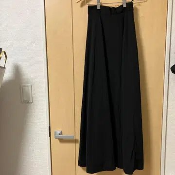 플레어 롱 스커트