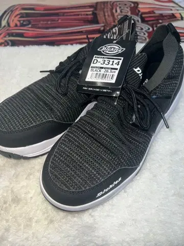 미사용 새상품 Dickies 스니커즈 D-3314 블랙 / 26.5cm