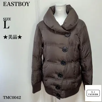 EASTBOY 다운 자켓 볼륨 옷깃 L 사이즈 브라운