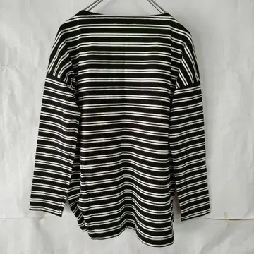 [택 포함] LAUTREAMONT 보트넥 티셔츠 보더 블랙 38