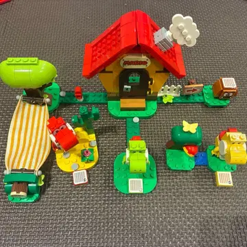 LEGO 레고 마리오 요시 마리오 하우스 빨간색 요시 옐로우 컬러 요시