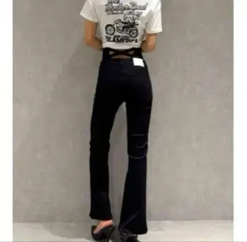 GYDA 하이웨스트 플레어 팬츠