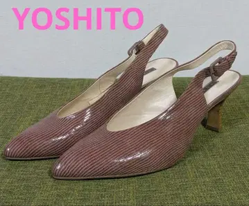 [ 컨디션 최상 ] YOSHITO 백 스트랩 펌프스 24.5