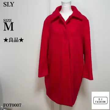 SLY 롱 코트 M 사이즈 레드